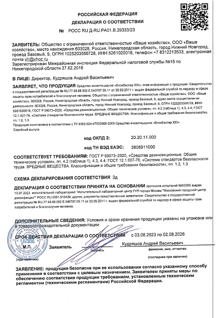 Блокбастер XXI концентрат от бытовых насекомых флакон 10 мл